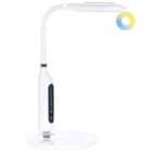 Beliani LED Desk Lamp CYGNUS with Dimmer Metal White
