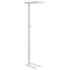 Beliani LED Floor Lamp TAURUS with Dimmer Metal White