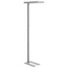 Beliani LED Floor Lamp TAURUS with Dimmer Metal Silver
