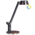 Beliani LED Desk Lamp CHAMAELEON with Dimmer Metal Copper