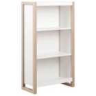 Beliani 3 Tier Bookcase JOHNSON White