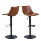 Furniture To Go Oregon Bar Stool In Brown