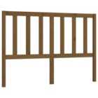 vidaXL Bed Headboard Honey Brown 146x4x100 cm Solid Wood Pine (817743)