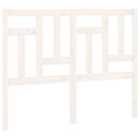 vidaXL Bed Headboard White 145.5x4x100 cm Solid Wood Pine (818971)
