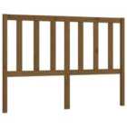 vidaXL Bed Headboard Honey Brown 156x4x100 cm Solid Wood Pine (817748)