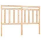 vidaXL Bed Headboard 156x4x100 cm Solid Wood Pine (814099)