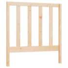vidaXL Bed Headboard 81x4x100 cm Solid Wood Pine (817665)