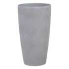 Beliani Plant Pot Abdera 31cm Grey