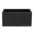 Beliani Plant Pot Myra 60cm Black