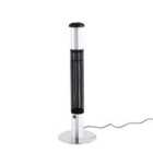 Beliani Freestanding Infrared Patio Heater Vezuvio 1500 W Black
