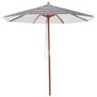 Beliani Market Parasol 260cm Ferentillo Black
