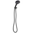 Beliani Shower Head And Hose Kit Mapiri 6-function Black