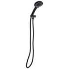 Beliani Shower Head And Hose Kit Churun 4-function Black