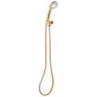Beliani Shower Head And Hose Kit Macay 3-function Gold