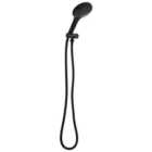 Beliani Shower Head And Hose Kit Iquira 4-function Black