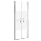 Vidaxl Shower Door Half Frosted Esg 101X190 Cm