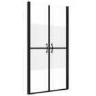 Vidaxl Shower Door Half Frosted Esg (93-96)x190 Cm