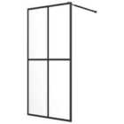 Vidaxl Walk-in Shower Screen Clear Tempered Glass 140X195 Cm