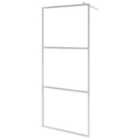 Vidaxl Walk-in Shower Wall With Half Frosted Esg Glass 90X195 Cm