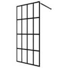 Vidaxl Walk-in Shower Screen Frosted Tempered Glass 140X195 Cm