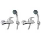 Vidaxl Mixer Showers 2 Pcs