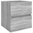 Vidaxl Sink Cabinet Grey Sonoma 41X38.5X45 Cm Engineered Wood