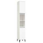 Vidaxl Bathroom Cabinet White 30X30X190 Cm Engineered Wood