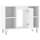 Vidaxl Bathroom Cabinet White 80X33X60 Cm Engineered Wood