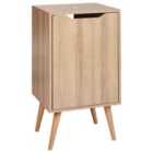 Beliani Washbasin Cabinet Junin 45 Cm Light Brown