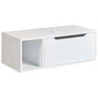 Beliani Wall Mounted Washbasin Cabinet Cascavel 80 Cm White