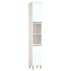 Vidaxl Bathroom Cabinet White 30X30X190 Cm Engineered Wood