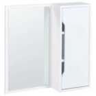 Beliani Wall Cabinet Palmas 60 Cm 60 Cm White