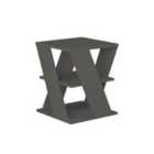 Decortie Coffee Table 45X45X55Cm Particleboard Anthracite Grey