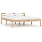 vidaXL Bed Frame Solid Pine Wood 140x200 cm (283193)