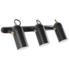 Beliani 3 Light Spotlight Tyria Adjustable Metal Black