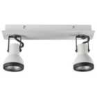 Beliani 2 Light Spotlight Baro Adjustable Metal White
