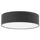 Beliani Ceiling Lamp Rena Black