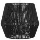 Beliani Pendant Lamp Gweru Paper Rope Black