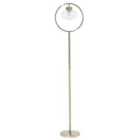 Beliani Floor Lamp Severn Metal Gold