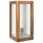 Beliani Table Lamp Kolidam Mango Wood Brown