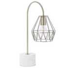 Beliani Table Lamp Mooni Metal Brass