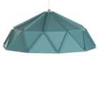Beliani Pendant Lamp Senia Metal Turquoise