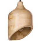 Beliani Pendant Lamp Gandaki Mango Wood Light Brown