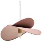 Beliani Pendant Lamp Mascota Linen Brown