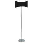 Beliani Floor Lamp Calvillo Metal Silver