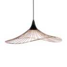 Beliani Pendant Lamp Mazaro Metal Copper