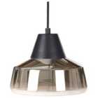 Beliani Pendant Lamp Talparo Glass Gold