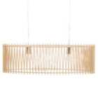 Beliani Pendant Lamp Chari Light Brown