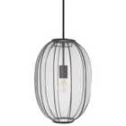 Beliani Pendant Lamp Padamo Black