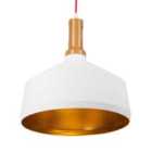 Beliani Pendant Lamp Sepik Metal White